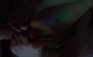 Kails teases us with a footjob
