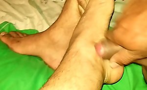 Cum on my feet circumcised cum