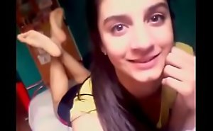 18yo Argentinian girl showing perfect feet on insta