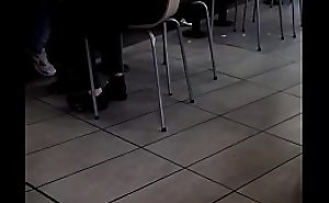 Hands flashing in McDonald