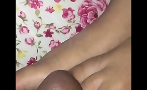 rubbing cock on hot niece sleepy feet