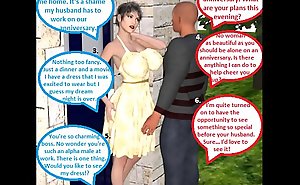 3D Comic Cuckold Wife Gets Hurtful Nigh Her Bigwig Chiefly Her Eat one's fill