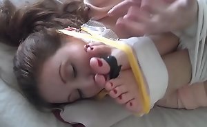 Whitney Morgan and Shauna Ryanne are gagged and feet tied around face.WMV