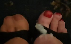 cum on my feet in heels