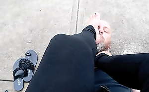 Bresha's Foot Worship in the Park