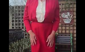 Red Blouse and Skirt  - Johanna Clayton